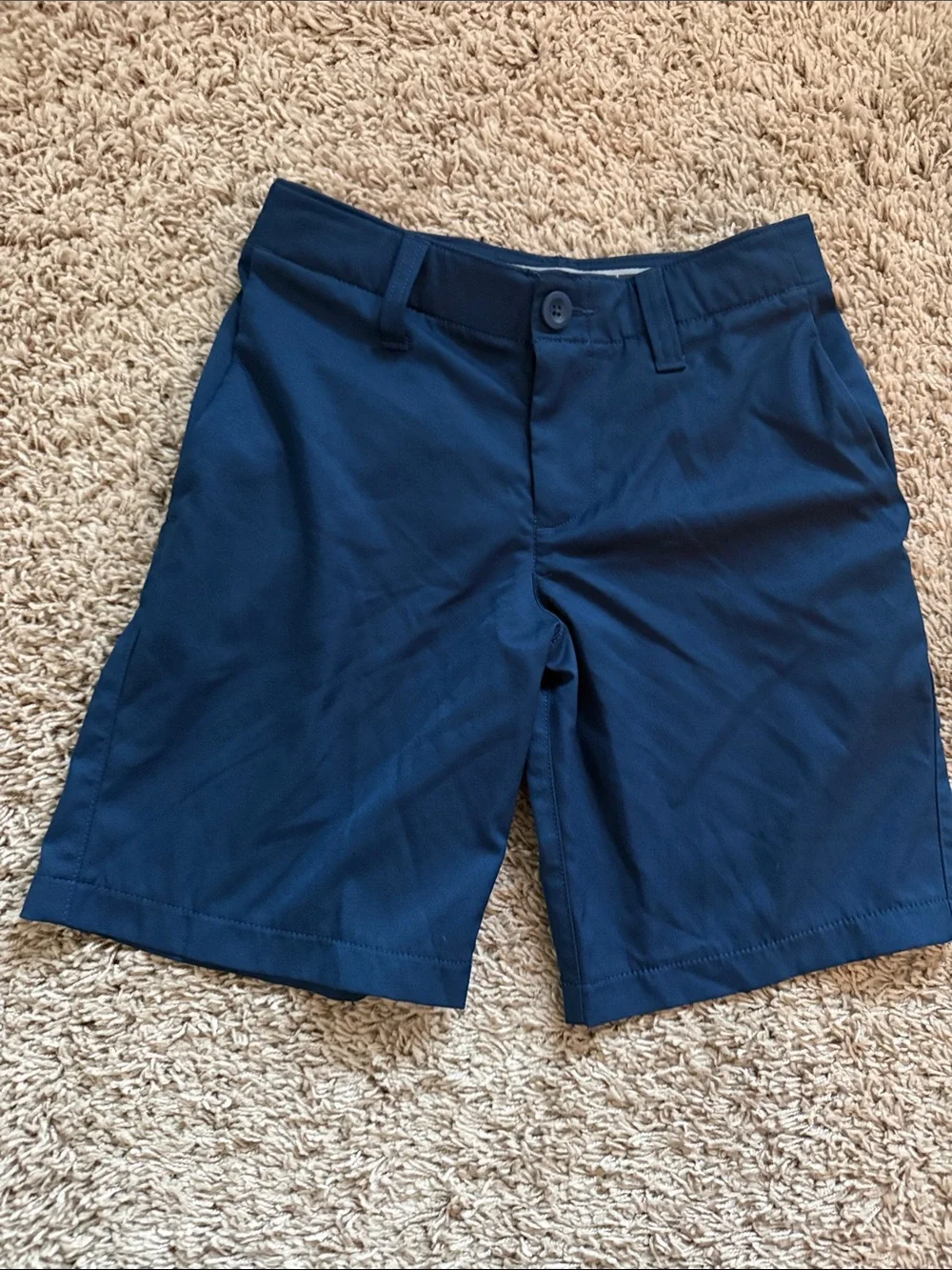 Under Armour Navy Kids' Athletic Shorts